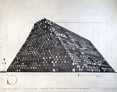Monuments 4716 Tonnen Rom by Christo Pricing Limited Edition Print image