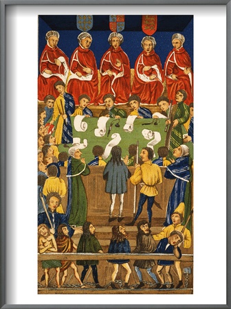 England: Court, 15Th Century by Lucas Cranach The Elder Pricing Limited Edition Print image