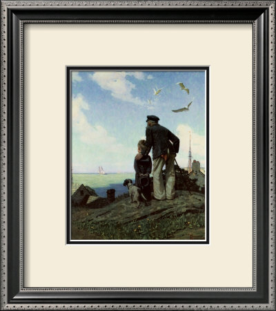Outward Bound by Norman Rockwell Pricing Limited Edition Print image