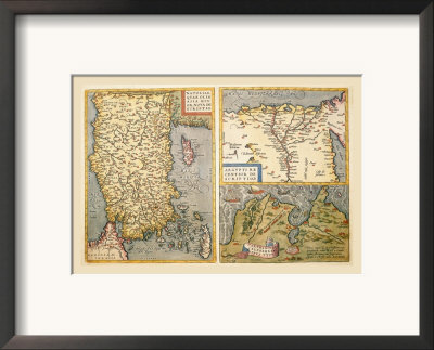 Maps Of Turkey, Egypt, And Libya by Abraham Ortelius Pricing Limited Edition Print image
