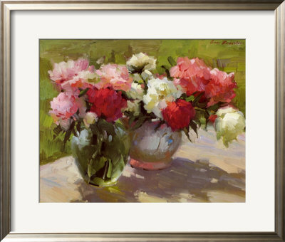 Peonies by Ovanes Berberian Pricing Limited Edition Print image