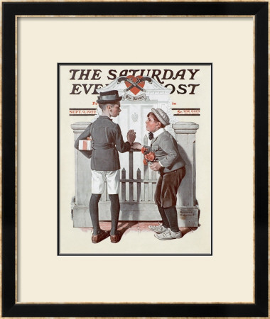 Rivals by Norman Rockwell Pricing Limited Edition Print image