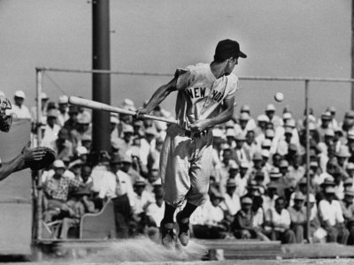 New York Yankees Second Baseman Billy Martin On Field During Spring Training by Gjon Mili Pricing Limited Edition Print image