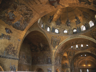An Interior View Of St. Marks Basilica by Stephen Sharnoff Pricing Limited Edition Print image