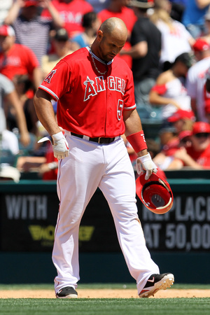 Anaheim, Ca - June 3: Albert Pujols by Stephen Dunn Pricing Limited Edition Print image