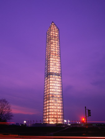 Washington Monument With Scaffolding, Dc by Mark Segal Pricing Limited Edition Print image