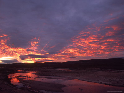 Fiery Sunset From Rock Bluff, Canada by Yvette Cardozo Pricing Limited Edition Print image