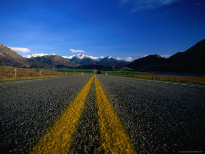 Country Road, Arthur's Pass National Park, New Zealand by Chris Mellor Pricing Limited Edition Print image