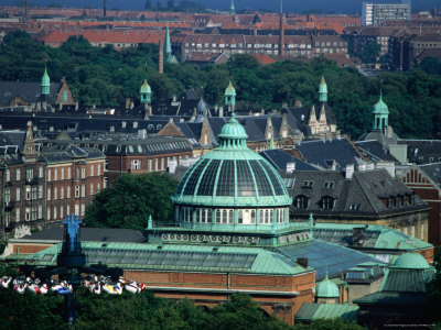 Rooftops Of Historic Buildings, Copenhagen, Denmark by Jon Davison Pricing Limited Edition Print image