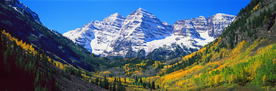 Fall At The Maroon Bells, Located Near Aspen, Colorado by Robert Kurtzman Pricing Limited Edition Print image