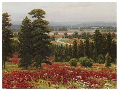 Blooms Above The Valley by Hilger Pricing Limited Edition Print image