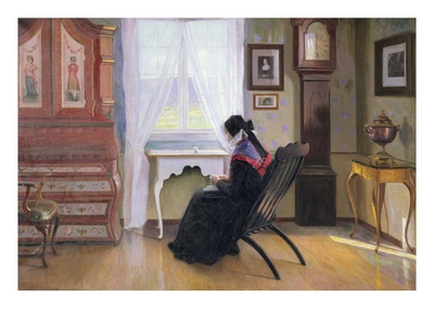 Grandmother, 1898 (Oil On Canvas) by Lars Jorde Pricing Limited Edition Print image