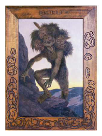 Mountain Troll, 1905 (Oil On Canvas) by Theodor Severin Kittelsen Pricing Limited Edition Print image