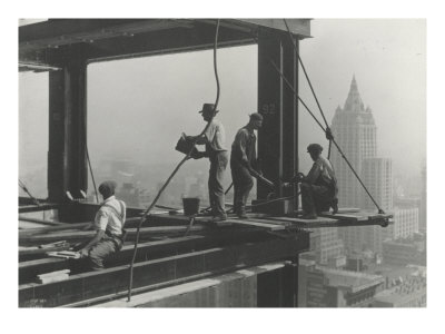 Riveters Attaching A Beam by Lewis Wickes Hine Pricing Limited Edition Print image