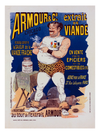 L' Extrait De Viande Armour by Albert Guillaume Pricing Limited Edition Print image