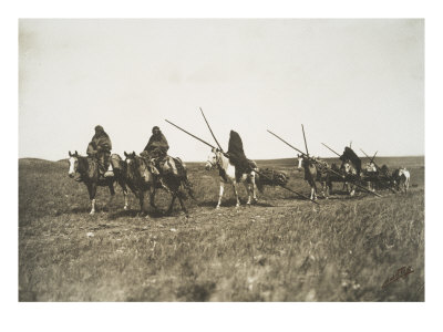 On The Road by Edward S. Curtis Pricing Limited Edition Print image