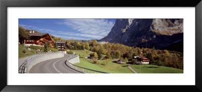 Road Passing Through A Landscape, Grindelwald, Interlaken, Switzerland by Panoramic Images Pricing Limited Edition Print image