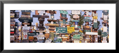 Signposts, Watson Lake, Yukon, Territory, Canada by Panoramic Images Pricing Limited Edition Print image