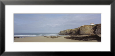 House On The Cliff, Atlantic Coast, Portugal by Panoramic Images Pricing Limited Edition Print image