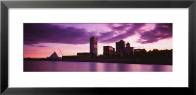 Milwaukee Art Museum At Dusk, Milwaukee, Wisconsin, Usa by Panoramic Images Pricing Limited Edition Print image