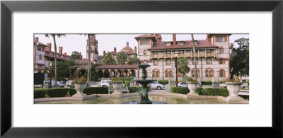 Fountain In Front Of A Building, Lightner Museum, Flagler College, St. Augustine, Florida, Usa by Panoramic Images Pricing Limited Edition Print image