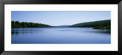 Silhouette Of Lake Superior, Copper Harbor, Upper Peninsula, Michigan, Usa by Panoramic Images Pricing Limited Edition Print image