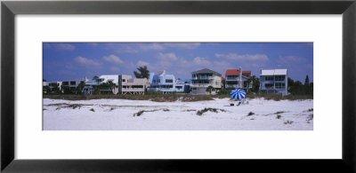 Houses Near The Beach, Siesta Beach, Gulf Of Mexico, Siesta Key, Florida, Usa by Panoramic Images Pricing Limited Edition Print image
