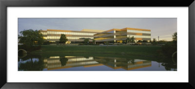 Building At The Waterfront, Schaumburg, Illinois, Usa by Panoramic Images Pricing Limited Edition Print image
