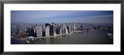 High Angle View Of Skyscrapers In A City, Manhattan, New York City, New York State, Usa by Panoramic Images Pricing Limited Edition Print image