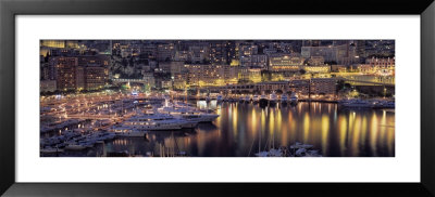 Harbor, Monte Carlo, Monaco by Panoramic Images Pricing Limited Edition Print image