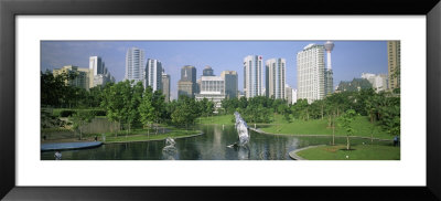 Park In The City, Petronas Twin Towers, Kuala Lumpur, Malaysia by Panoramic Images Pricing Limited Edition Print image