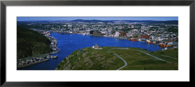 High Angle View Of A City, Signal Hill, Saint John's, Newfoundland And Labrador, Canada by Panoramic Images Pricing Limited Edition Print image
