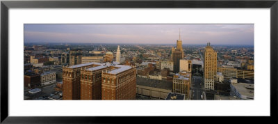 High Angle View Of Buildings In A City, Buffalo, New York State, Usa by Panoramic Images Pricing Limited Edition Print image