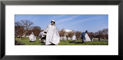 Tourists In The War Memorial, Korean Veterans Memorial, Washington Dc, District Of Columbia, Usa by Elise Remender Pricing Limited Edition Print image