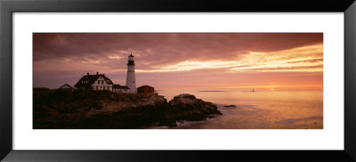 Portland Head Lighthouse, Cape Elizabeth, Maine, Usa by Panoramic Images Pricing Limited Edition Print image