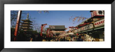 Stores In A Market, Tokyo Prefecture, Japan by Panoramic Images Pricing Limited Edition Print image