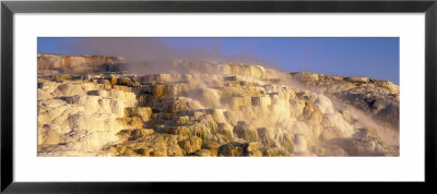 Hot Springs Falling, Canary Springs, Yellowstone National Park, Wyoming, Usa by Panoramic Images Pricing Limited Edition Print image