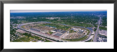 Aerial View Of A Racetrack, Indianapolis Motor Speedway, Indianapolis, Indiana, Usa by Panoramic Images Pricing Limited Edition Print image