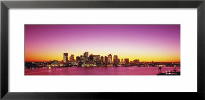 Sunset, Boston, Massachusetts, Usa by Panoramic Images Pricing Limited Edition Print image