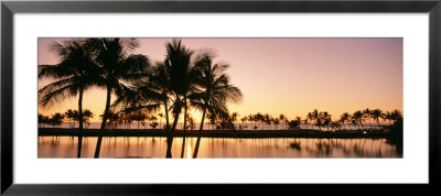 Sunset, Anaehoomalu Beach, Hawaii, Usa by Panoramic Images Pricing Limited Edition Print image