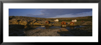 Small Fishing, Village, Evening Sun_Bohuslaen, Sweden by Panoramic Images Pricing Limited Edition Print image