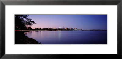 Buildings Along A Lake, Lake Monona, Madison, Wisconsin, Usa by Panoramic Images Pricing Limited Edition Print image