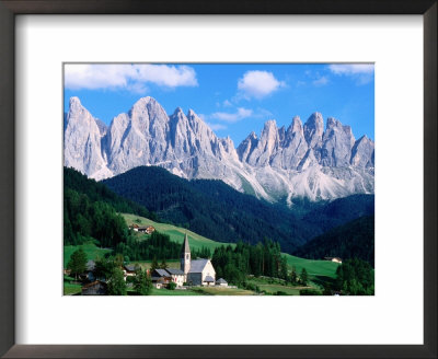 Santa Maddalena With Mt. Odle, Dolomites, Sciliar Natural Park, Trentino-Alto-Adige, Italy by John Elk Iii Pricing Limited Edition Print image