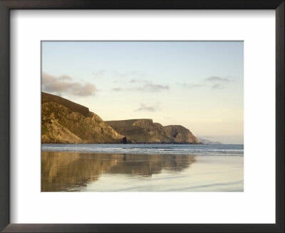 Minaun Cliffs From Keel Beach, Achill Island, County Mayo, Connacht, Republic Of Ireland by Gary Cook Pricing Limited Edition Print image