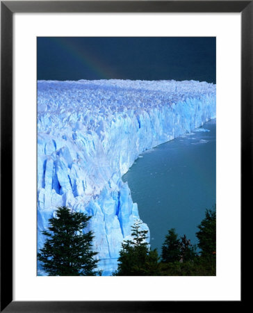 Overhead Of Perito Moreno Glacier With Rainbow, Los Glaciares National Park, Argentina by Wes Walker Pricing Limited Edition Print image