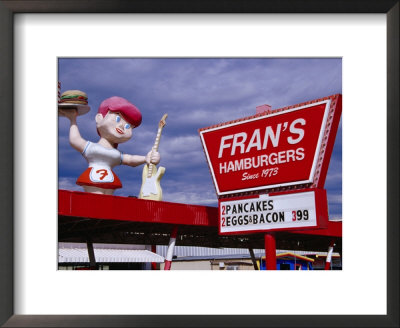 Fran's Drive Thru Burgers On South Congress Street In Austin, Austin, Texas by Richard Cummins Pricing Limited Edition Print image