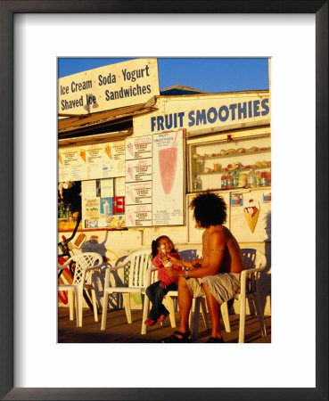 Boardwalk Ice-Cream Shop On Pacific Beach In San Diego, San Diego, California by Richard Cummins Pricing Limited Edition Print image