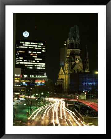 Kurfurstendam And Kaiser Wilhelm Memorial Church, Berlin, Germany by Gavin Hellier Pricing Limited Edition Print image