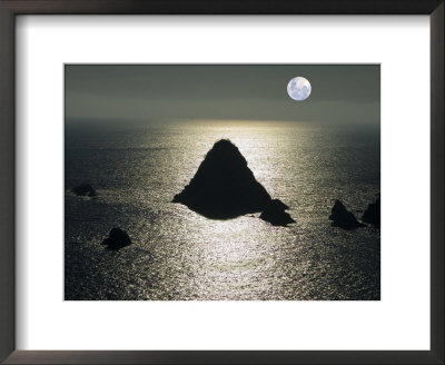 Silhouette Of Island Along Jalisco Coast North Of Melaque, Melaque, Jalisco, Mexico by Mark Newman Pricing Limited Edition Print image