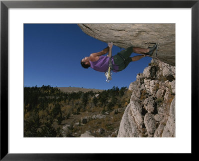 A Climber Negotiates An Overhang by Bobby Model Pricing Limited Edition Print image